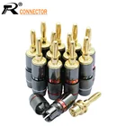 12 шт., медный переходник для динамика, 24 к