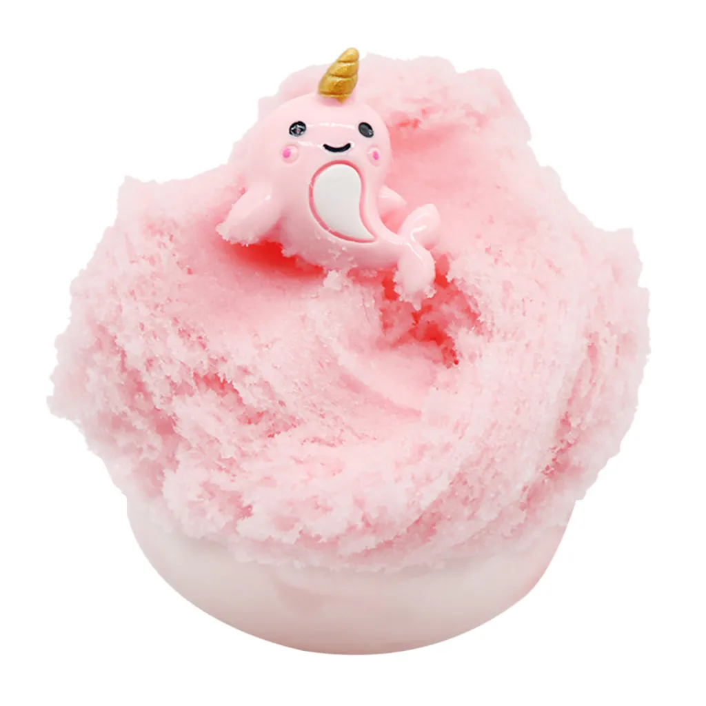 Флаффи слайм из пены игрушки для снятия стресса дельфин антипригарный большая