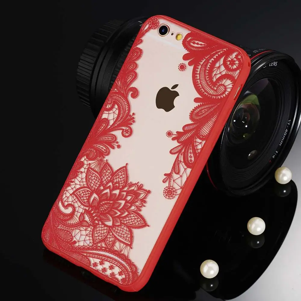 Изысканный сексуальный цветочный чехол для телефона Apple iPhone 7 8 6 6s SE Plus жесткий с