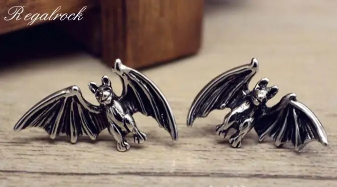 Regalrock вампир серьги гвоздики в готическом стиле племени с крыльями модным