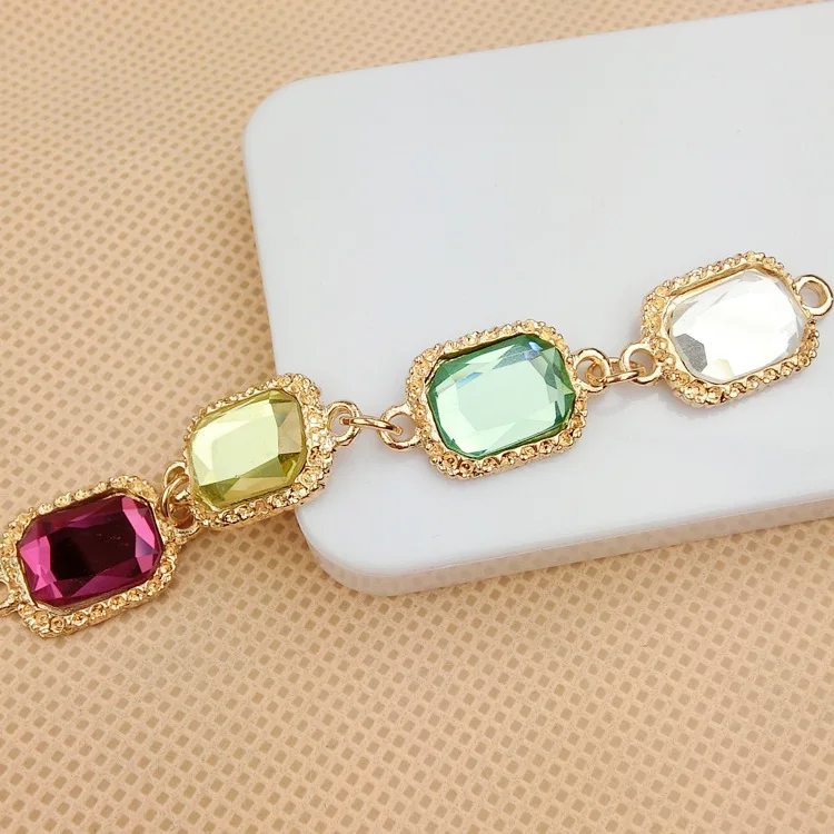 Bling Блеск цепи браслет с кисточками Горячая корейский DIY браслет, Аксессуары для мобильных телефонов samsung iPhone sony Xiaomi huawei