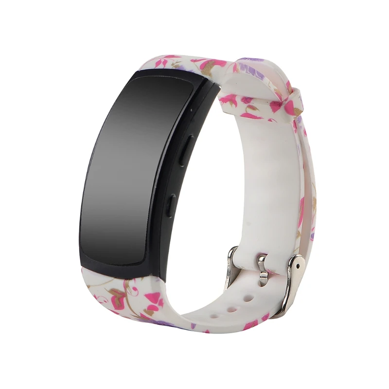OOTDTY Модный спортивный силиконовый ремешок для часов Ремешок для samsung gear Fit 2 SM-R360 Pro наручные часы аксессуары для часов - Цвет: 7