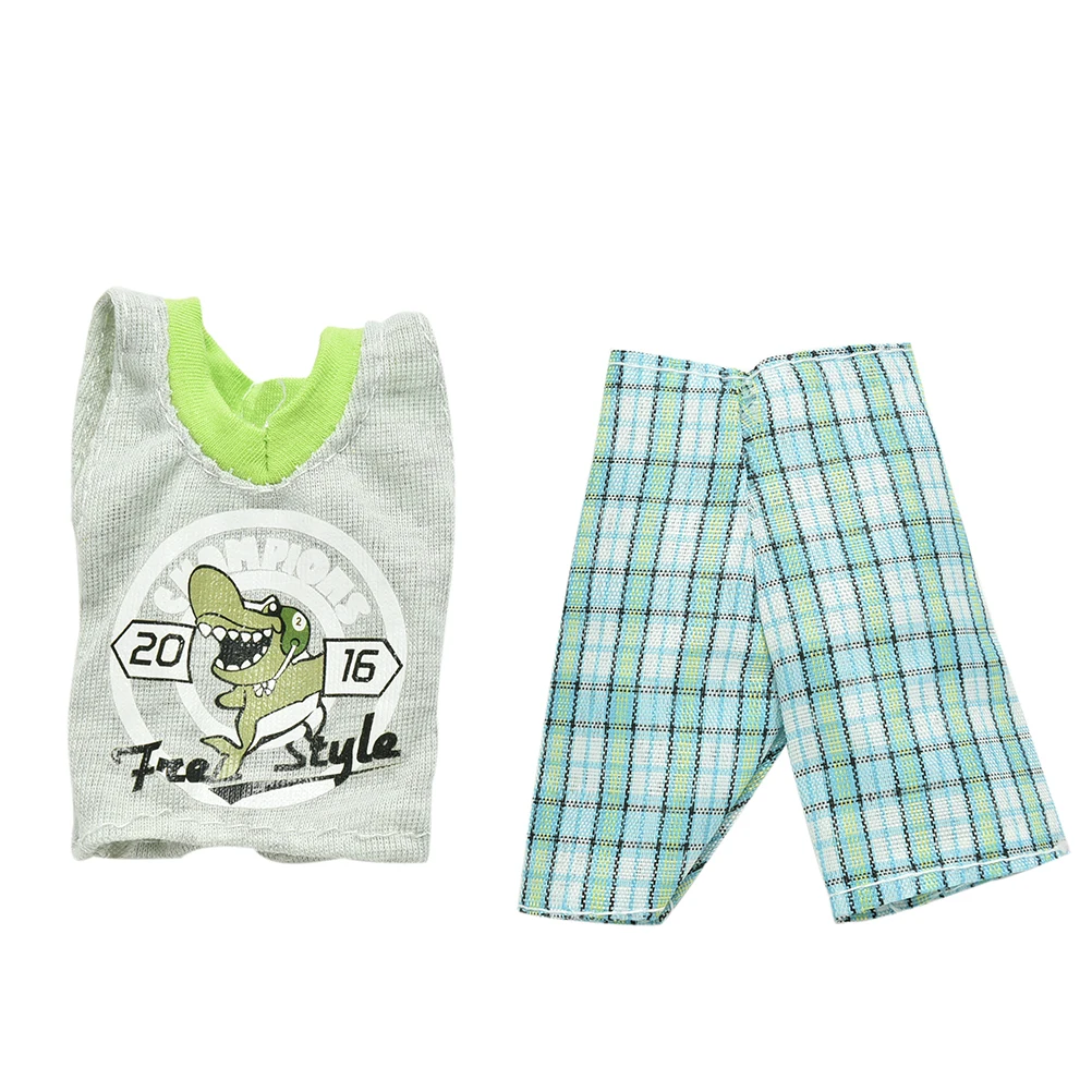 Летняя Одежда для куклы Кен 2 шт принц жилет на куклу Брюки пляжная одежда