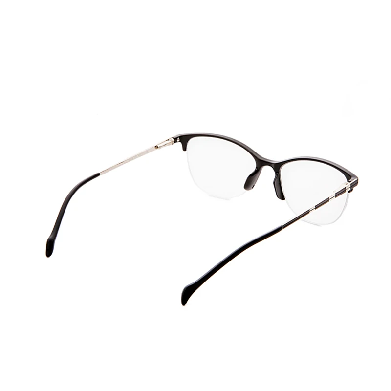 

Новые модные женские мужские прозрачные очки в пластиковой оправе с металлическими ножками для студентов, очки для близорукости, футляр дл...