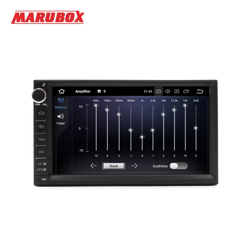 MARUBOX Универсальный 2Din Android 8,0 4 Гб оперативная память " gps навигационная система, стереомагнитола радио Автомобильный мультимедийный плеер Intelligent Head Единичная система 7A707PX5
