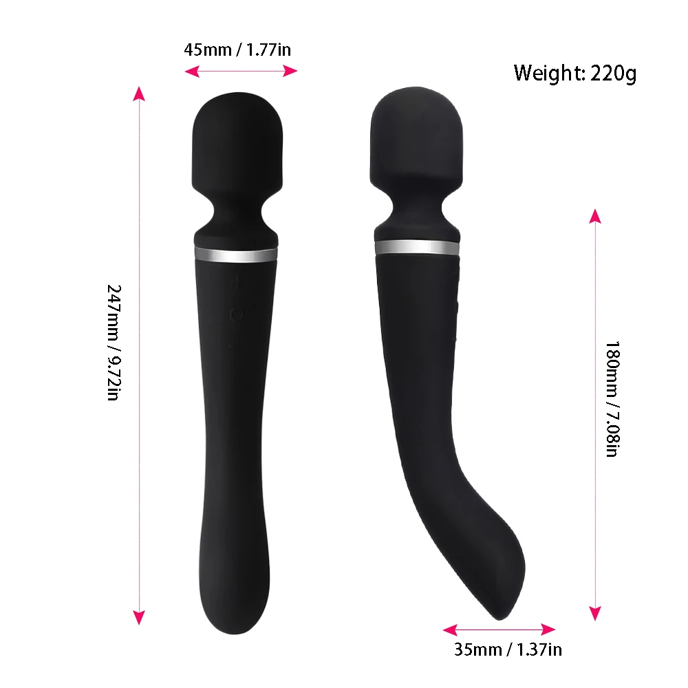 Супер мощный мультискоростной USB заряженный G Spot AV палочка Стимулятор клитора