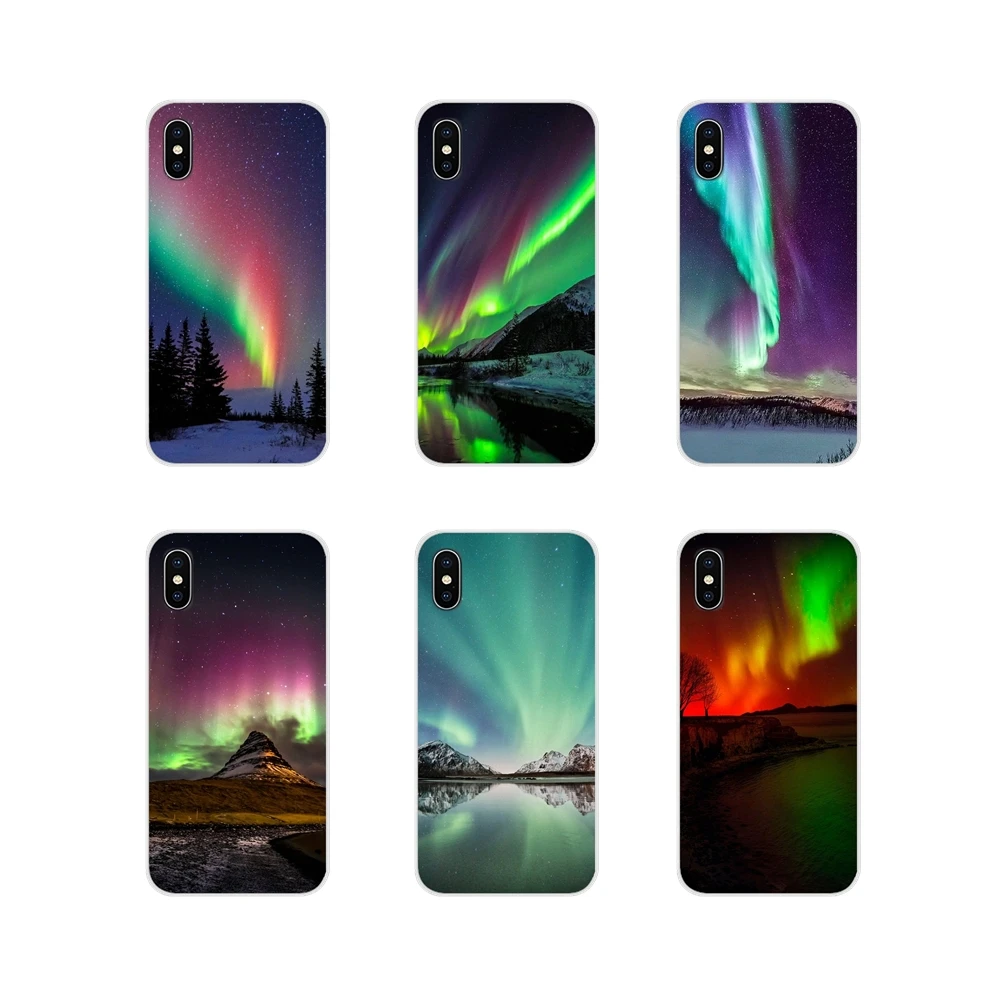 Северное сияние Небо Для Huawei P Smart Mate Honor 7A 7C 8C 8X 9 P10 P20 Lite Pro Plus Аксессуары чехлы для