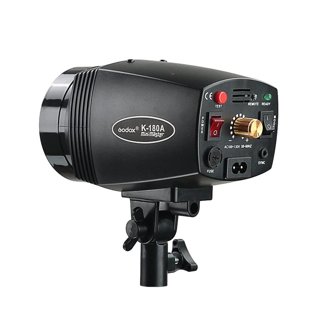 Godox Mini Master Studio Flash K-180A GN45 Power Mas 180WS моделирующая лампа: 75WS время рециркуляции: 0 5 ~ 3s |