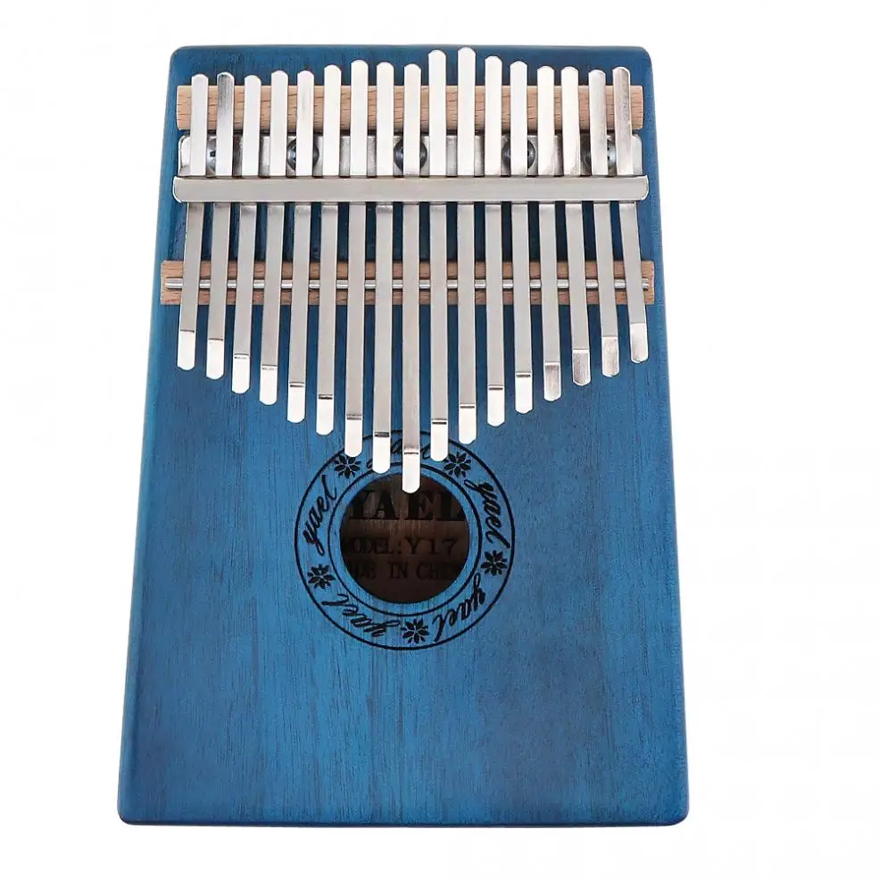 17 клавиш Kalimba Одиночная доска красное дерево большой палец пианино Mbira