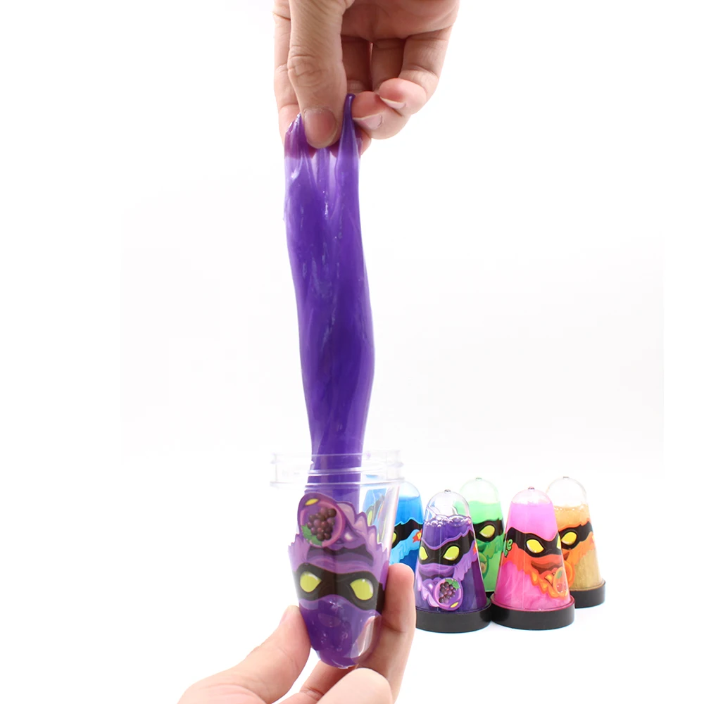 Ninja Slime Lizun пушистый моделирующий мягкий глиняный блестящие игрушки, клей для слизи, антистрессовая шпатлевка, ручная резинка, пластилин