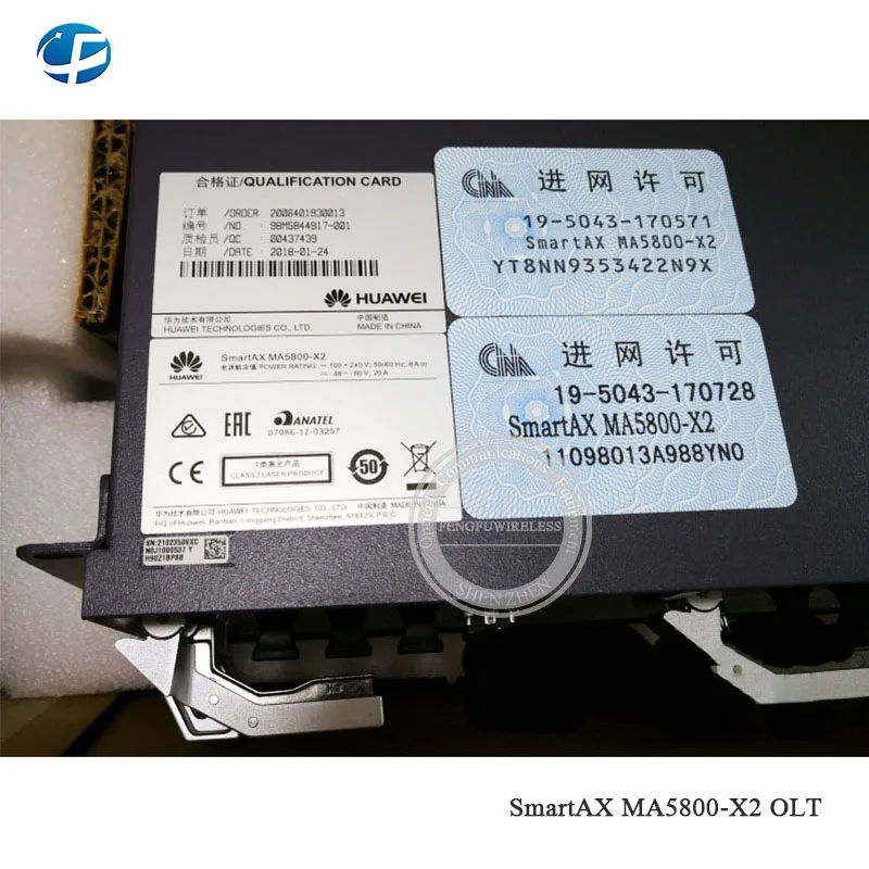 Новый оригинальный Хуа Вэй MA5800 X17 включая 2 * Управление MPLA и PILA DC power EPON GPON OLT с 16
