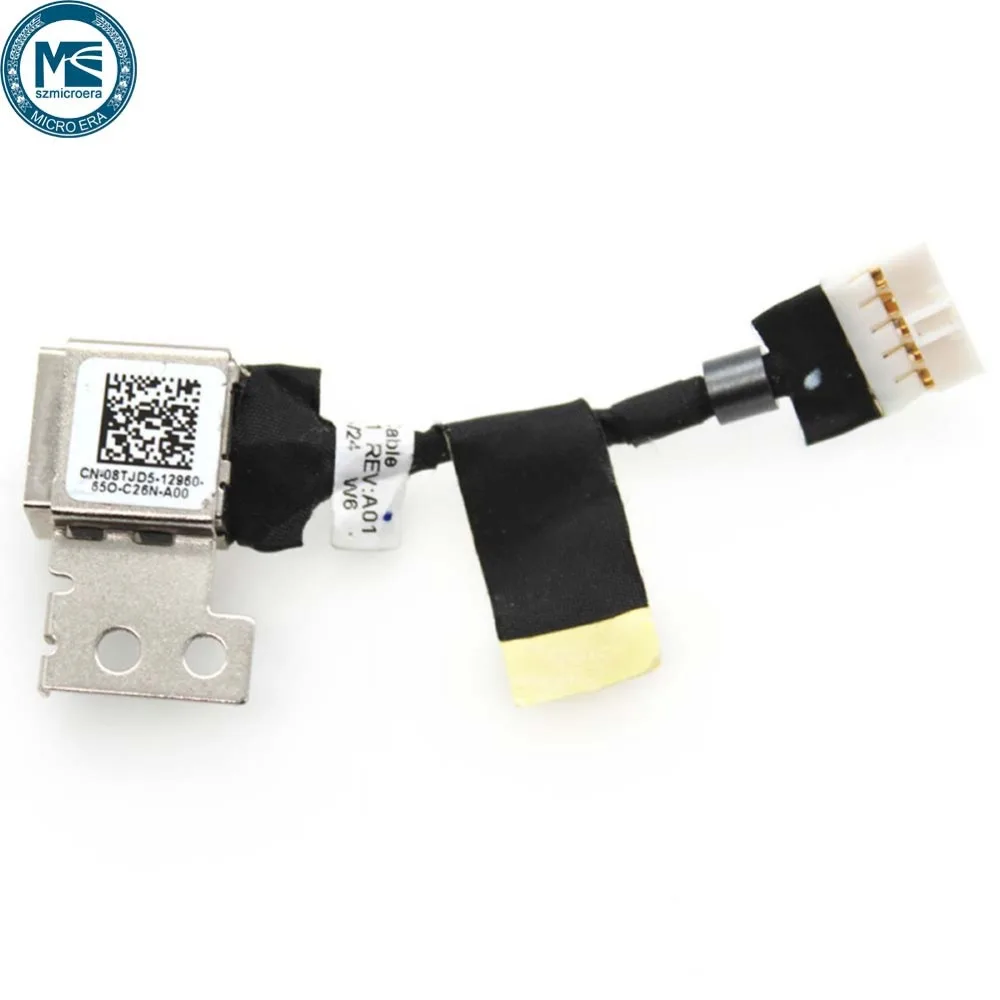 Оригинальный Новый DC в Мощность Jack w/кабель для Dell Latitude 11 3150 3160 08TJD5 450.02106.1001|Чехлы| |