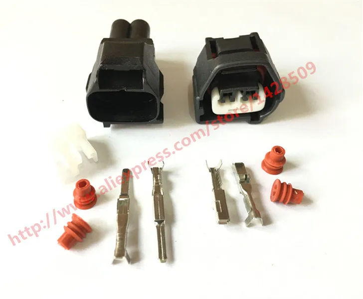 10 Set 7283-7023-10 Auto 2 Pin Female Male Crank Sensor Wire Harness Waterproof Connector For Lexus Toyota