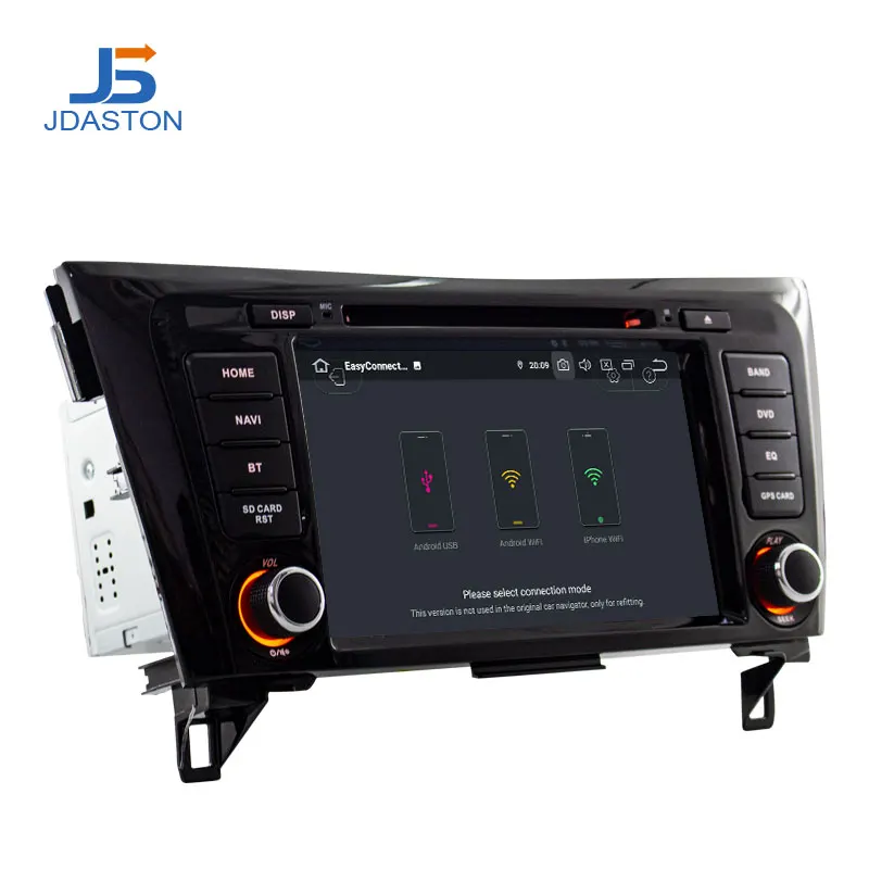 JDASTON Android 9 0 автомобильный мультимедийный плеер для Nissan qashqai X Trail 2014 2018 wifi DVD CD gps