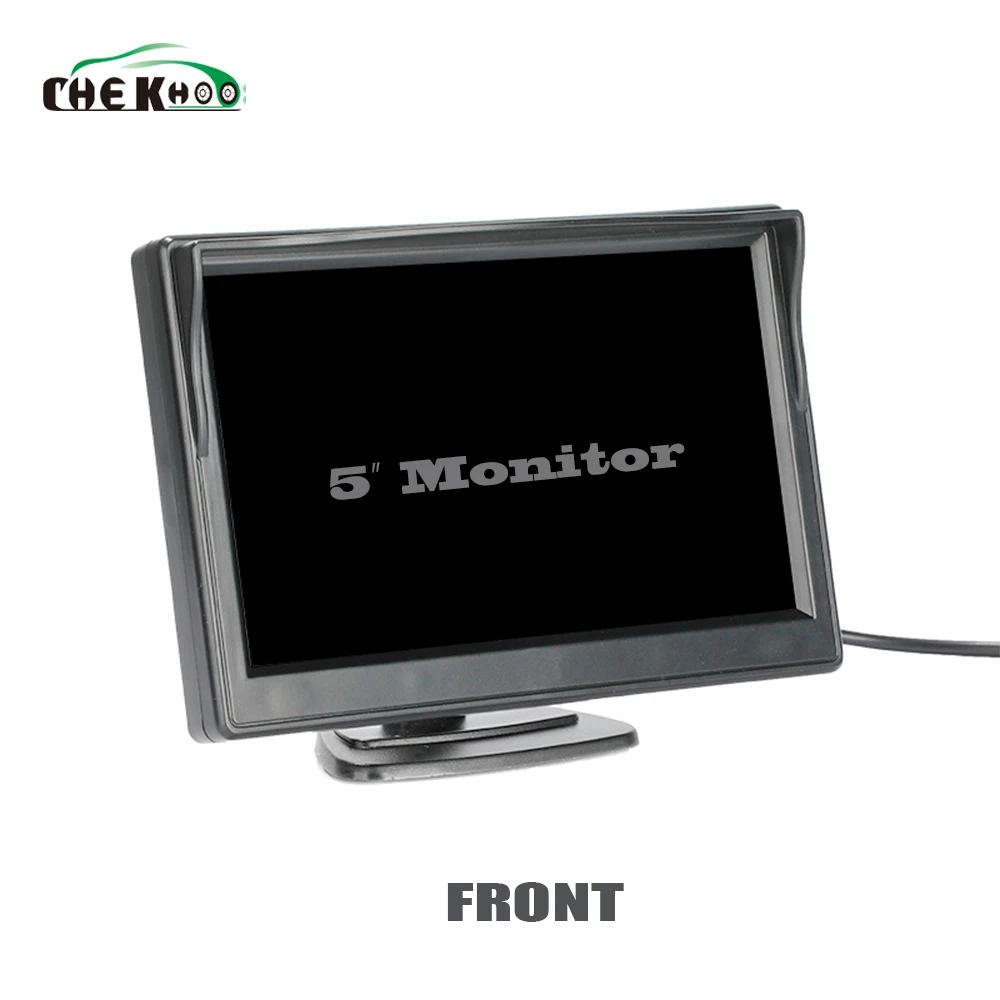 5 дюймовый автомобильный монитор TFT lcd &quotHD цифровой 16:9 800*480 экран 2 пути видео вход