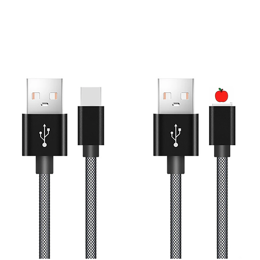 Powstro 20 см USB кабель для зарядки мобильного телефона type C кабель для Android usb зарядный кабель короткий кабель для Iphone