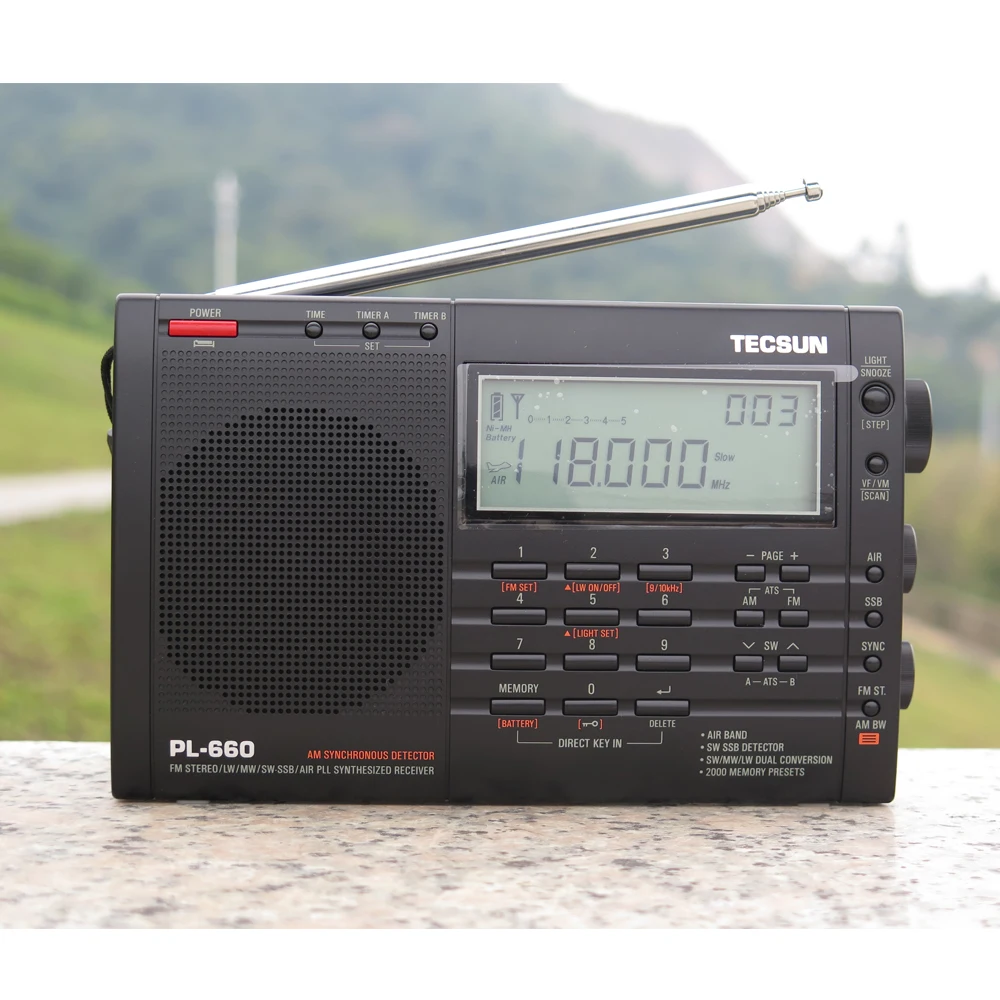 TECSUN PL-660 FM Стерео LW MV SW SSB AIR PLL Радиоприемник