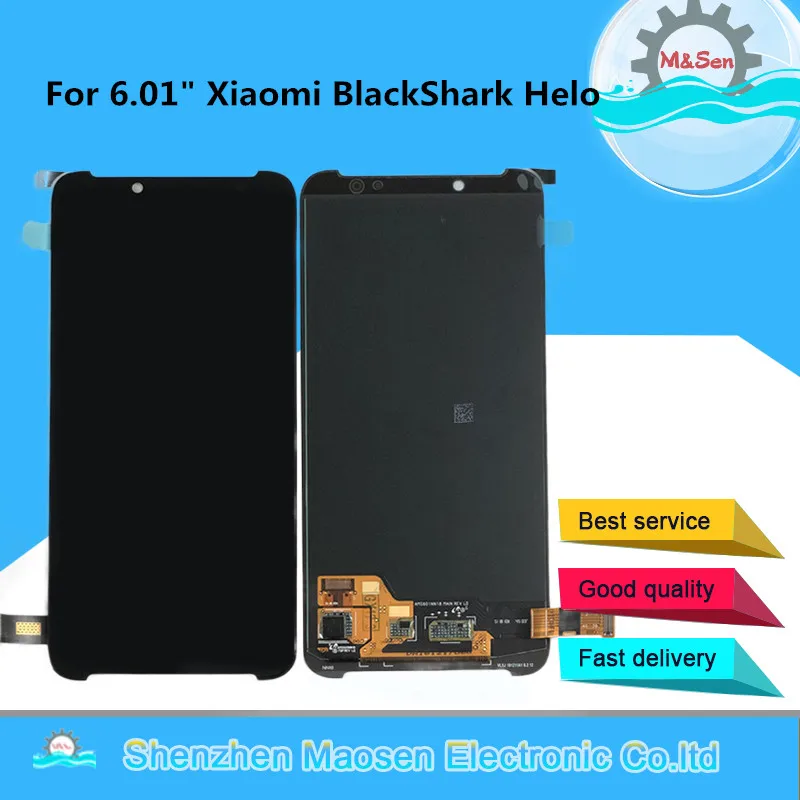 6 01 &quotоригинальный протестированный ЖК экран M &amp Sen для Xiaomi BlackShark Helo + сенсорная
