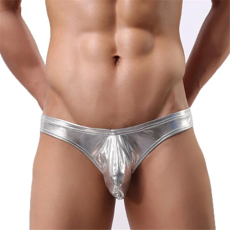 Сексуальные мужские трусы мужское нижнее белье из искусственной кожи белье|mens