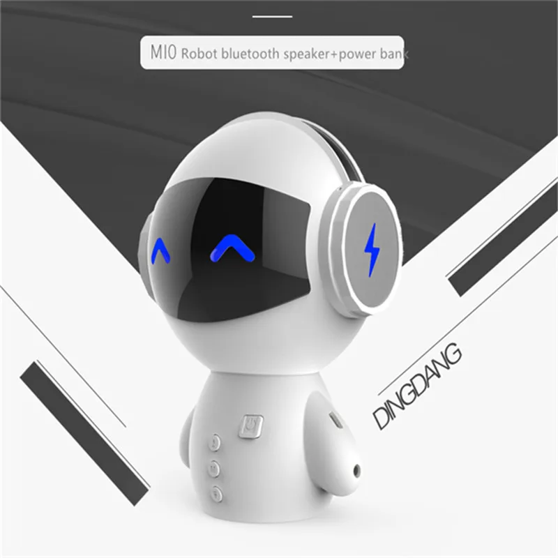 HAAYOT мини робот Bluetooth динамик умный милый бас портативный мультипликационный