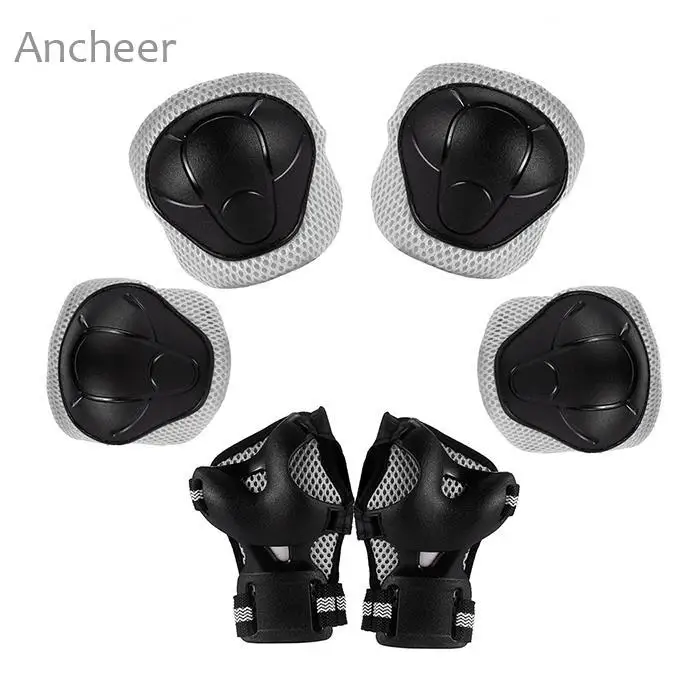 Защитный 6 Детский комплект Pad детские наручные локоть налокотники Шестерни |