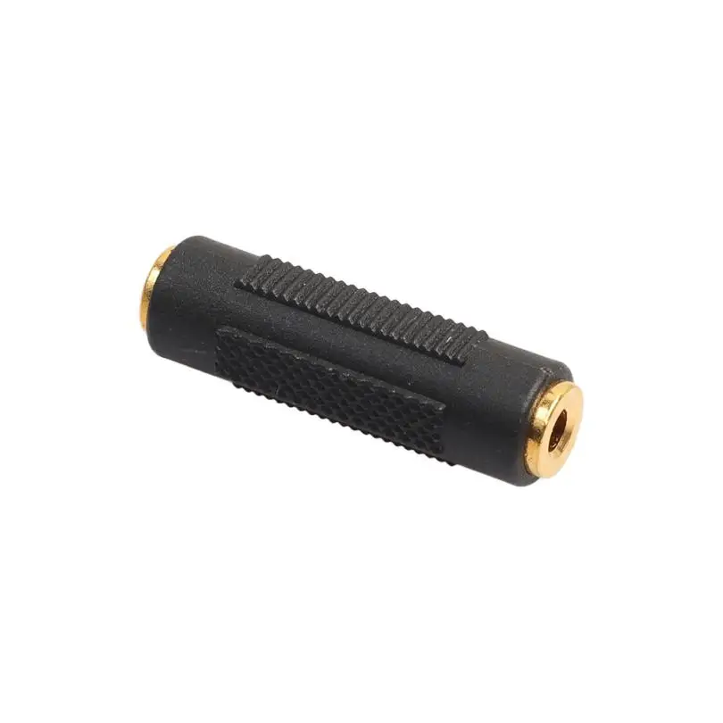 HL 2017 5 Pcs 3.5mm Stereo Audio Gold Plated Female To Jack Coupler Adapter Black oct17 |