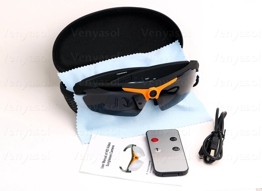1080P HD Eye Wear 170 широкоугольные солнцезащитные очки мини видеокамера камера Mini DV DVR