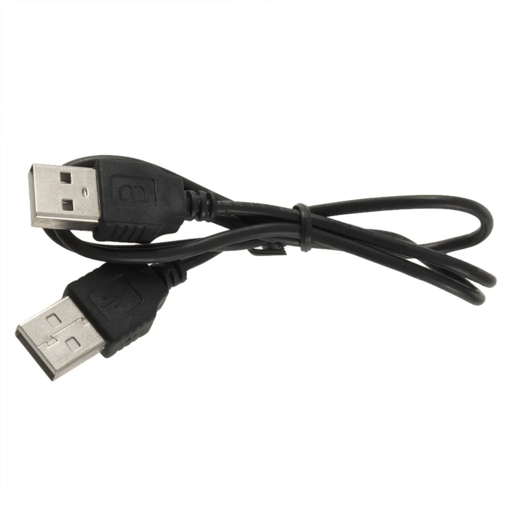 Высокое качество черный USB 2,0 папа-папа м/м удлинитель Разъем адаптер кабель провод
