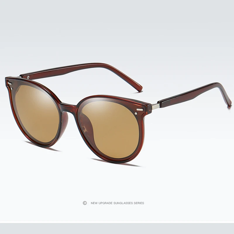 

Luxury TR90 Light Weight Cat Eye Polarized Sunglasses For Women Vintage Shades Oversized Sunglasses Oculos De Sol