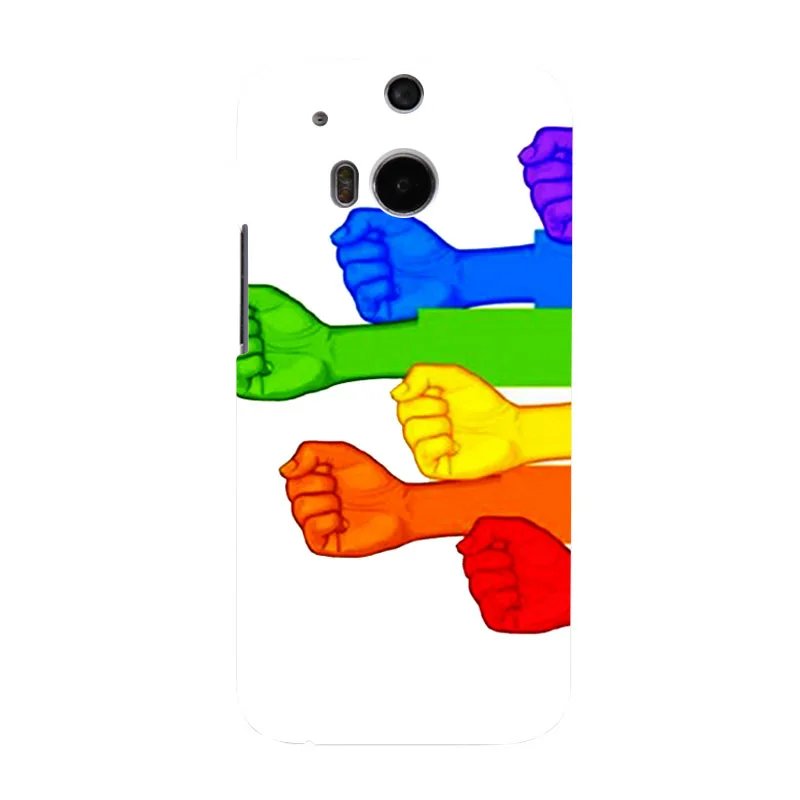 Радуга ЛГБТ Удар Прохладный Высокое Качество Черный Жесткий УФ-Пластиковый