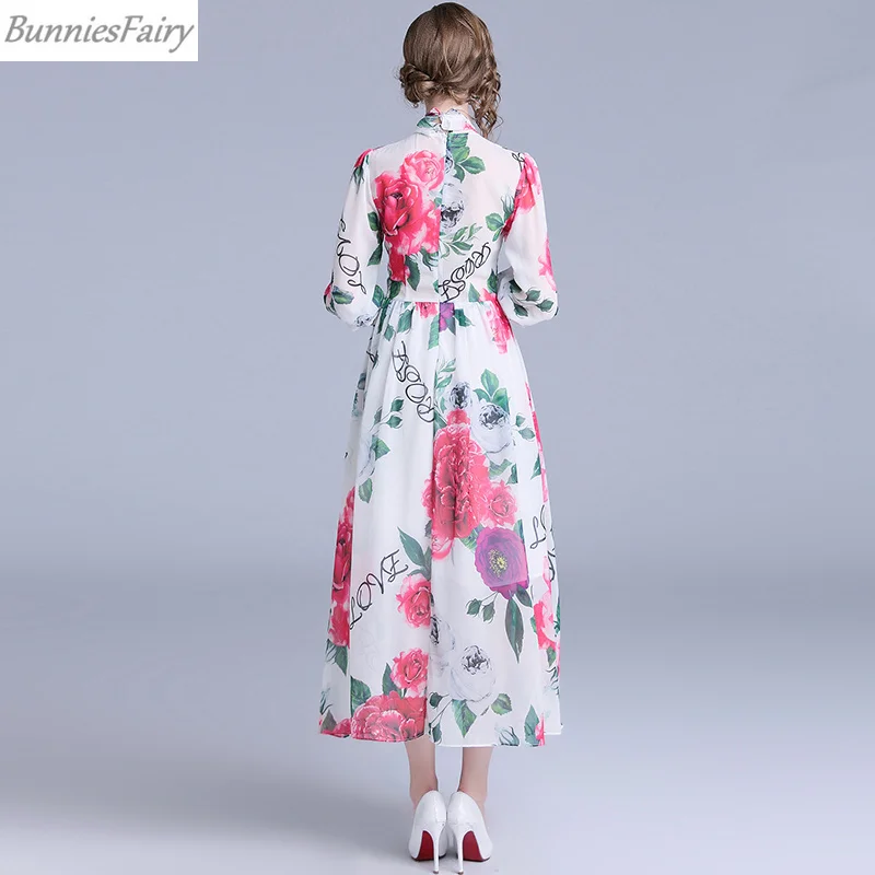 BunniesFairy 2018 осеннее новое женское элегантное стильное платье в стиле ретро с