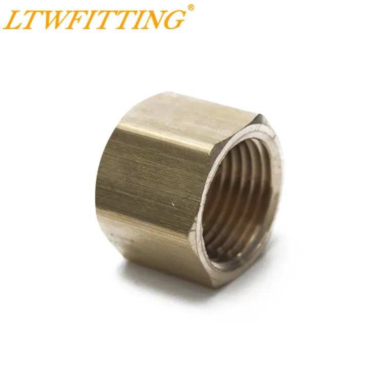

LTWFITTING Brass Pipe Cap Fittings 3/8" NPT Air Fuel Water Boat