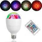 Миниатюрный светодиодный диско-шар 4 Вт, E27, RGBW, волнистый, со звуковой активацией, волшебный диско-шар KTV, Рождество, свадьба, вечеринка