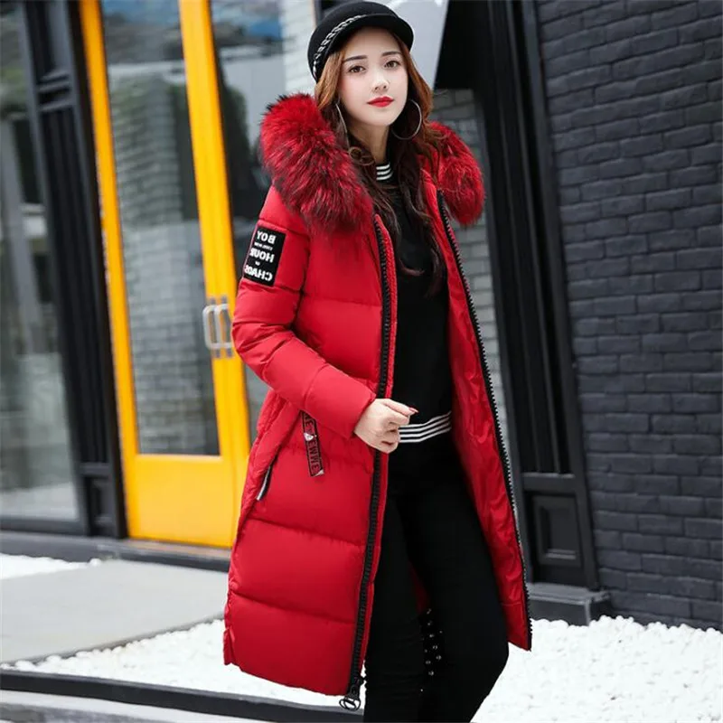 Большие размеры зимнее пальто женские винтажные куртка с тиснением Длинные