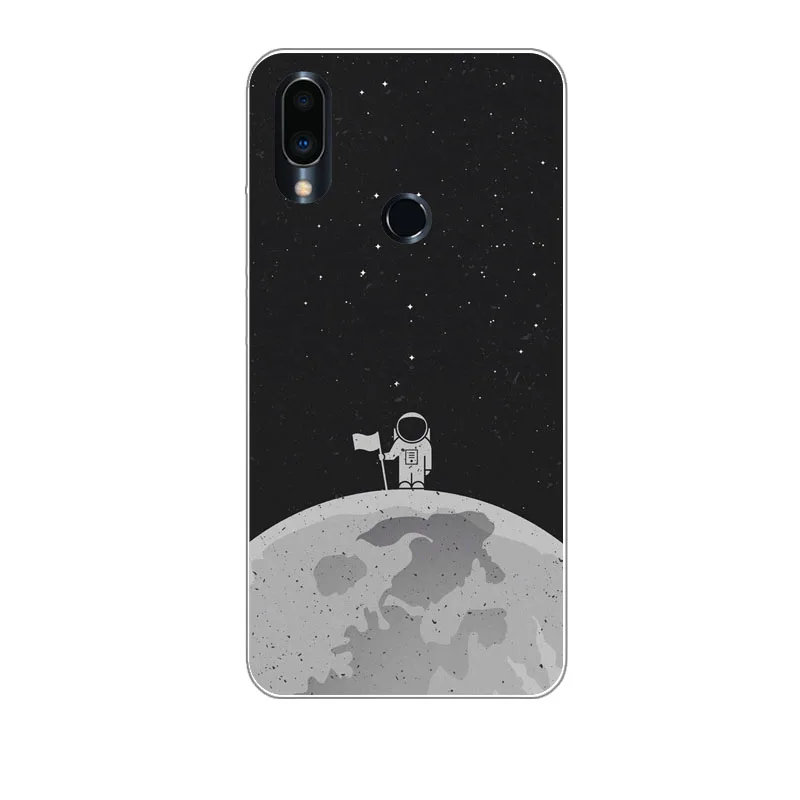 Meizu note 9 Case Silicon Space imagine Painting Soft TPU Back Cover for note9 Phone protect Bags shell |