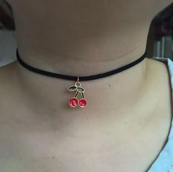 Ожерелья чокеры из черной кожи и бархата в стиле панк na247 ожерелье до ключиц с