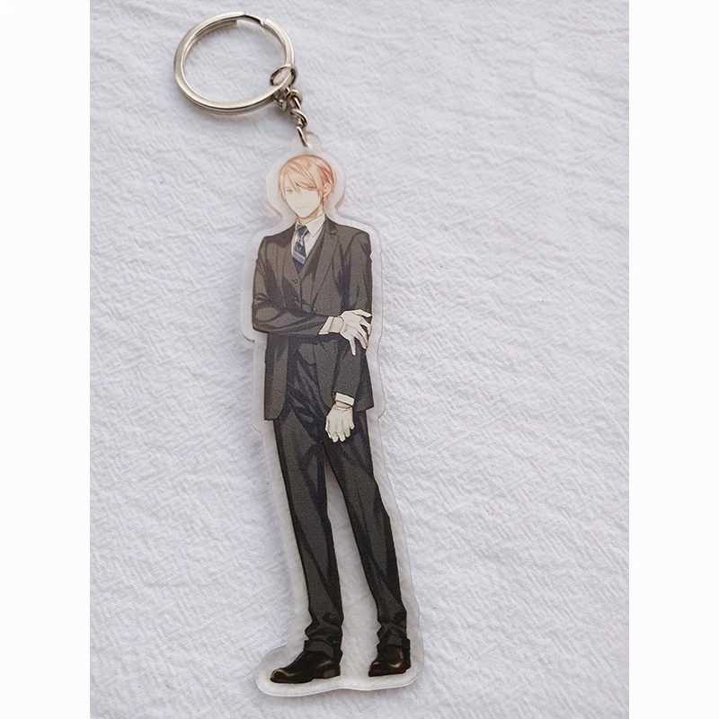1 шт. 12 см заводская цена! Yaoi Fan BL Love Ogeretsu Tanaka BITCH-BO YARICHIN десять раз Двойные Кольца Подвески Автомобильный держатель для ключей