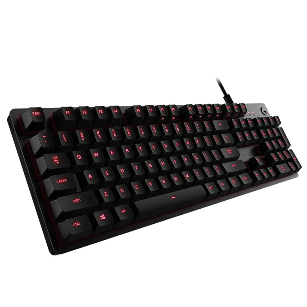 Механическая игровая клавиатура logitech G413, светодиодный, с подсветкой, с USB, проводная, компьютерная, геймерская, 113 клавиш, Игровая клавиатура, logitech Teclado