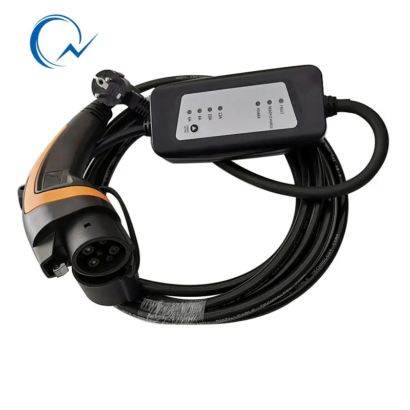 Регулируемое 16A EVSE SAE J1772 Type1 EV зарядное устройство Adjusatble ток 10A 8A IP65| |