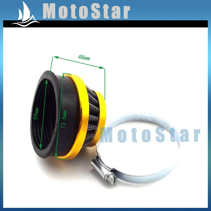 Карбюратор для гоночного карбюратора золотистый воздушный фильтр 49 куб. См 50 60 66