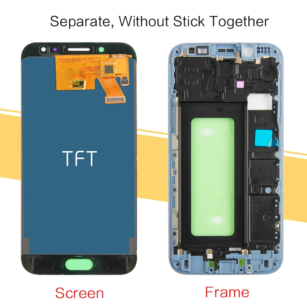 10 шт./лот TFT экран для Samsung GALAXY J5 2017 ЖК дисплей J530 LCD J530F сенсорный дигитайзер