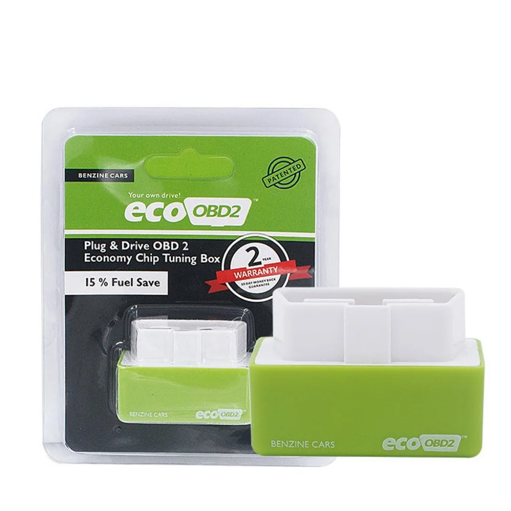 EcoOBD2 бензиновый автомобильный чип тюнинг коробка штекер и eco obd2 привод OBD2 (привод