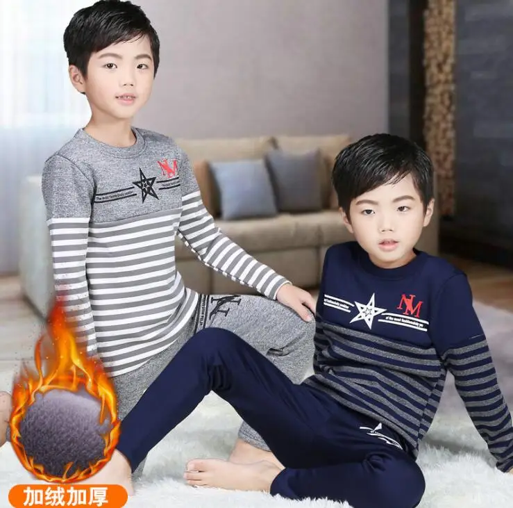 

Новая зимняя детская одежда для мальчиков, домашняя одежда для мальчиков, комплект одежды для мальчиков со звездами, свитшот с капюшоном и б...