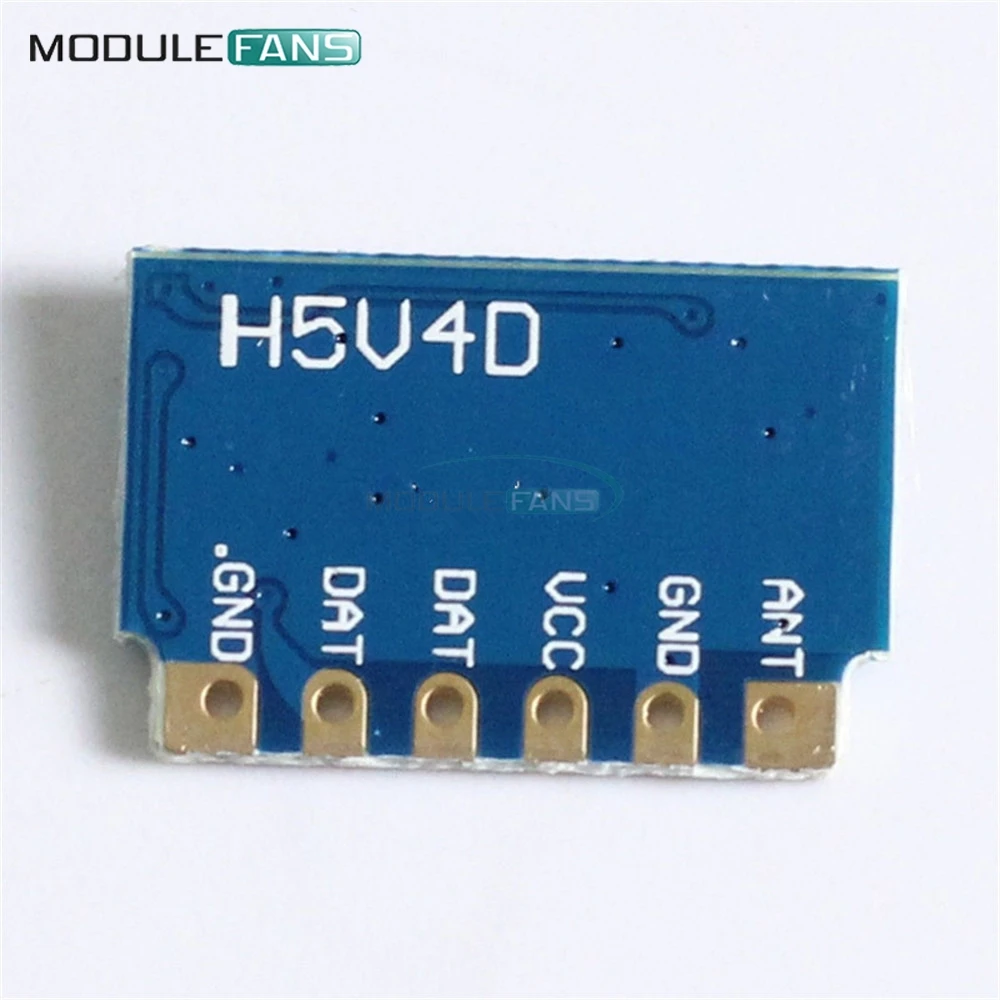 Миниатюрный модуль беспроводного приемника H5V4D постоянный ток 5 В 433 МГц
