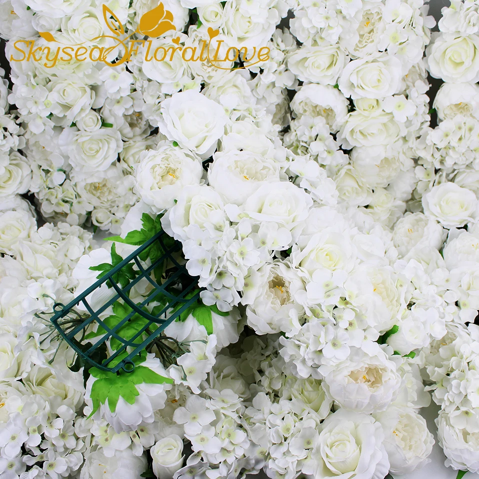 Свадебное украшение на стену качественная искусственная Роза Гортензия