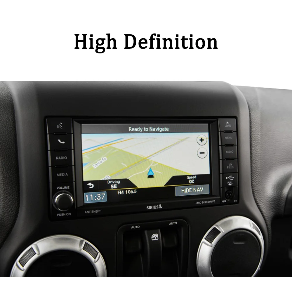 Стальная Защитная пленка для экрана Jeep Wrangler 2010 2017 JK 2018 автомобильный GPS навигатор