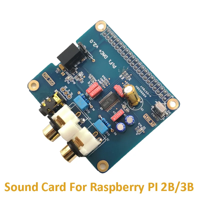 I2S интерфейс специальный HIFI DAC + модуль звуковой карты для Raspberry PI B +/2B/3B|sound module|dac