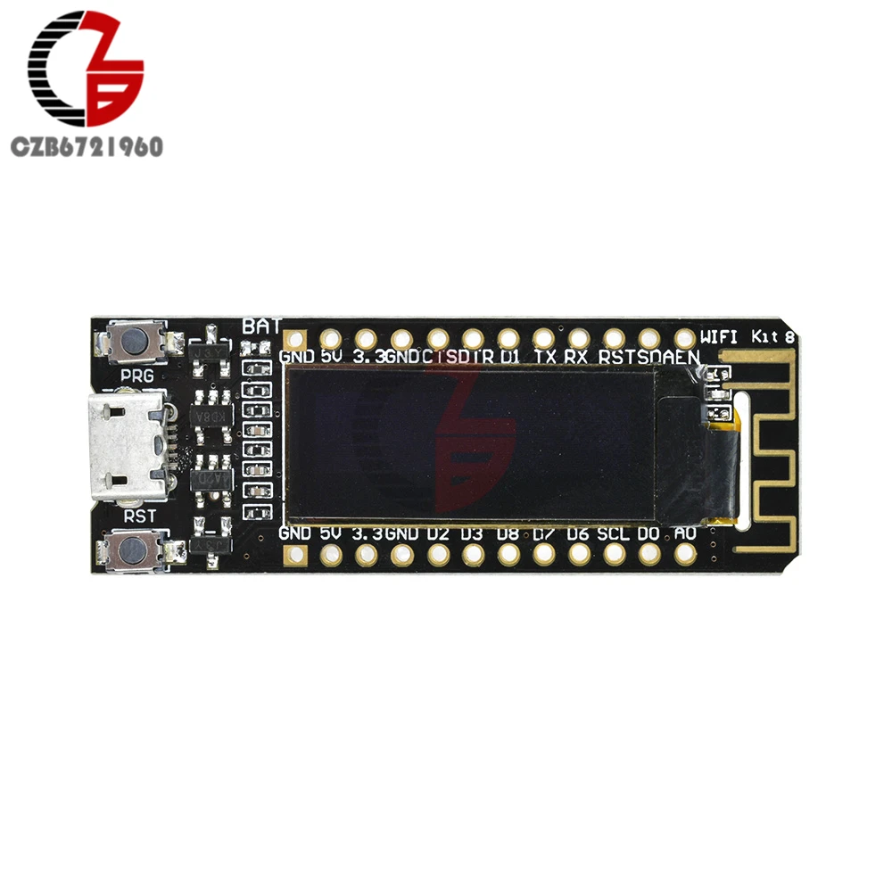 3 В 5 в 0 91 дюйма oled дисплей ESP8266 CP2104 беспроводной Wifi макетный модуль Micro USB DIY