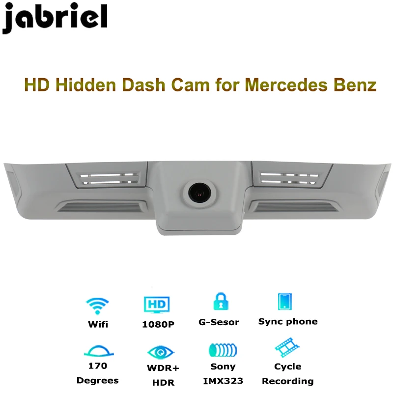 Jabriel для Mercedes Benz ML400 ML500 GL400 GL500 скрытый HD Автомобильный видеорегистратор камера