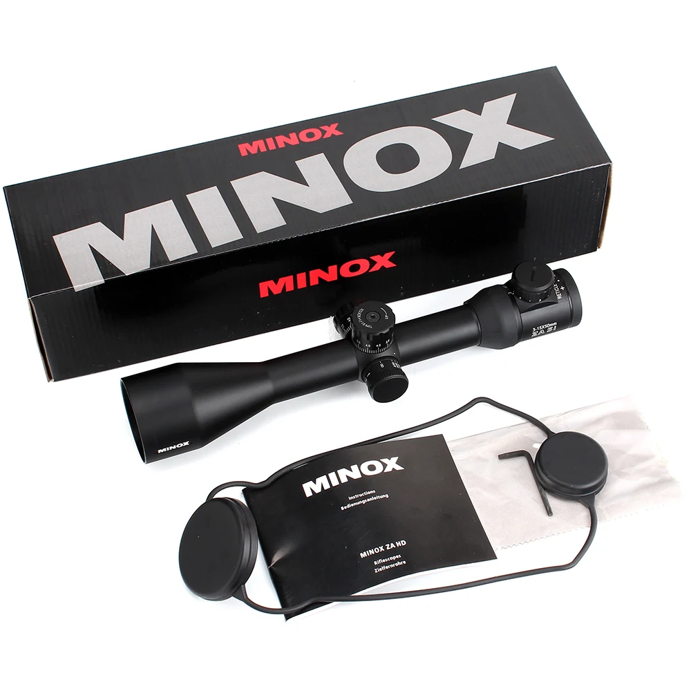 Охотничий Минокс ZA 5i HD 3 15x50 SF Riflescopes Светящееся Стекло с гравировкой сбоку Parallax